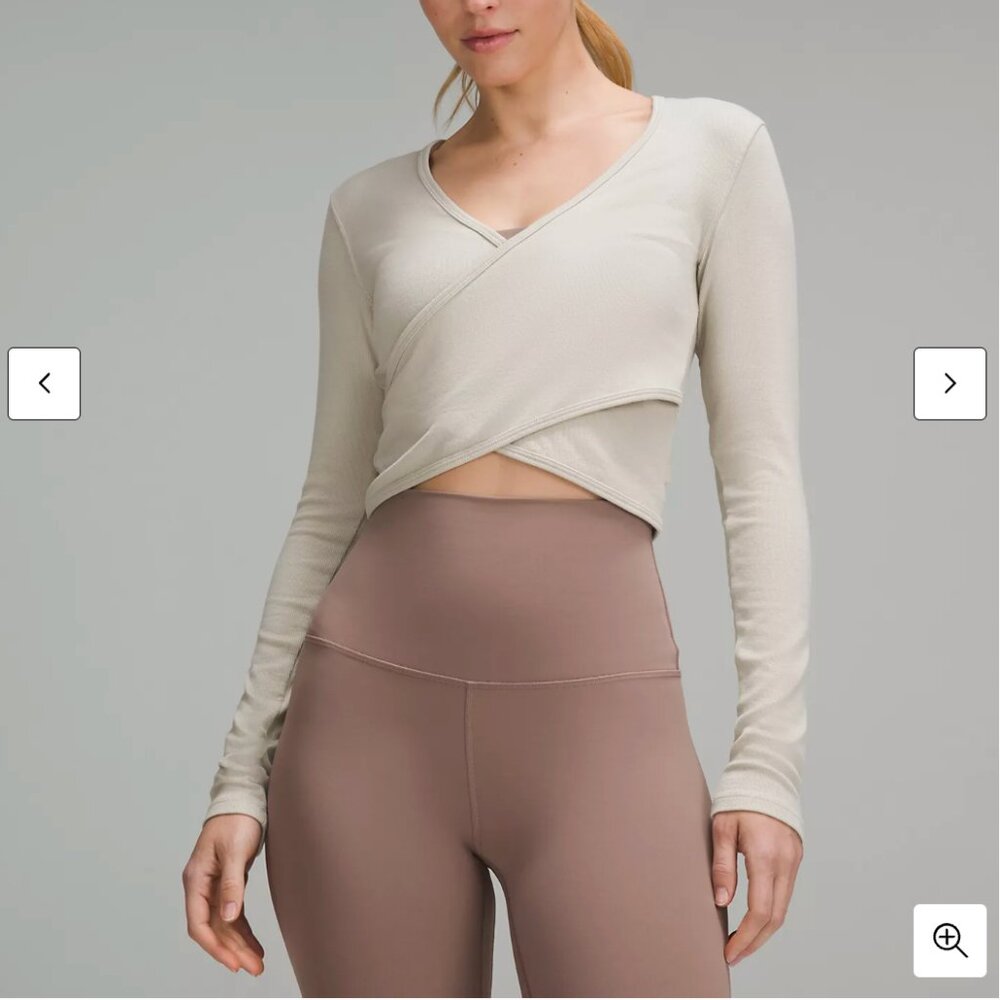 Wrap-Front Ribbed Long-Sleeve Top (6)